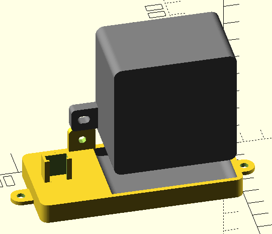 Mount for heater and temperature sensor