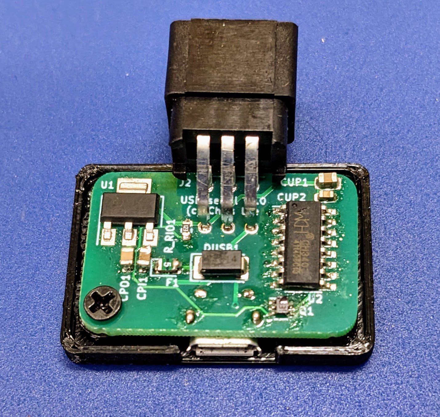 USB to serial interface board