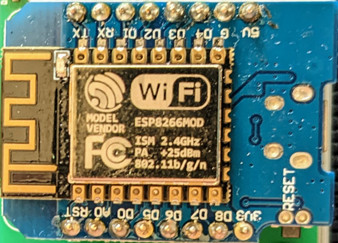 ESP8266 microcontroller board