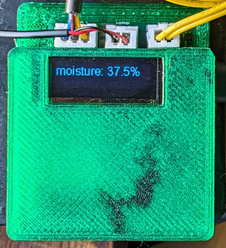 3D printed enclosure for the Plant133 electronics