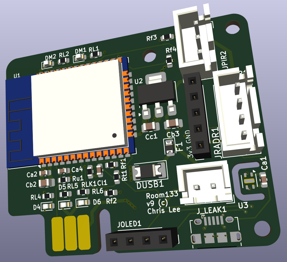 Room133 PCB render