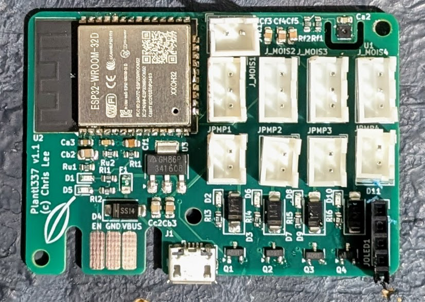 A PCBA with SMD components
